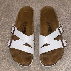 Birkenstock White Sandals